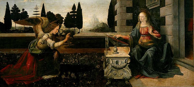 Leonardo da Vincis Verkündigung