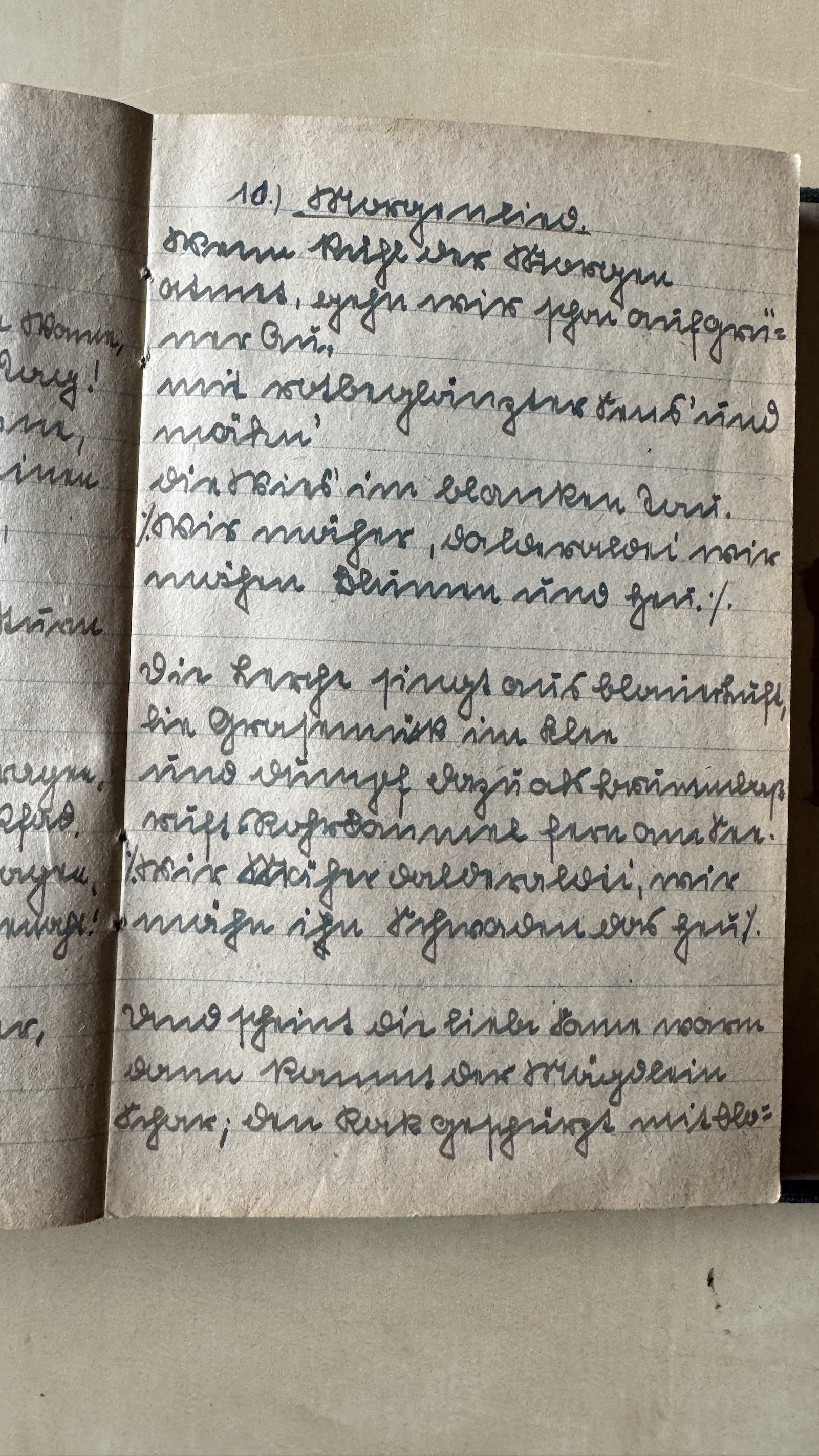 Original Liederbuch Seite 011