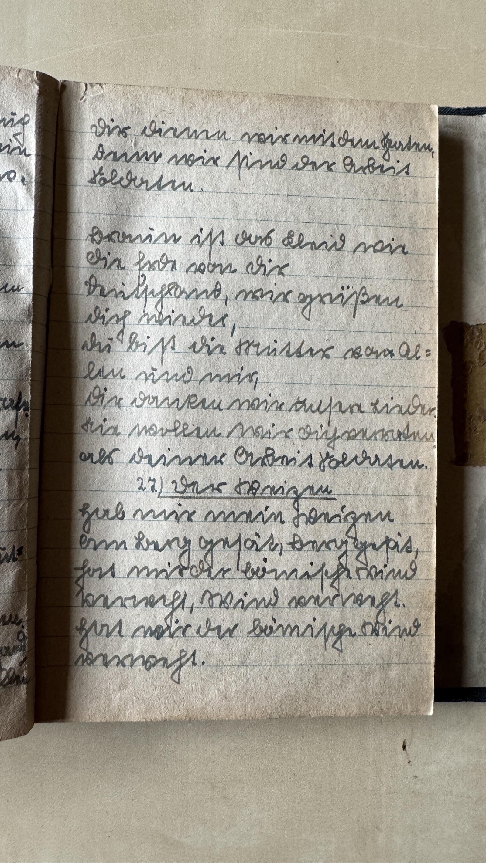 Original Liederbuch Seite 027