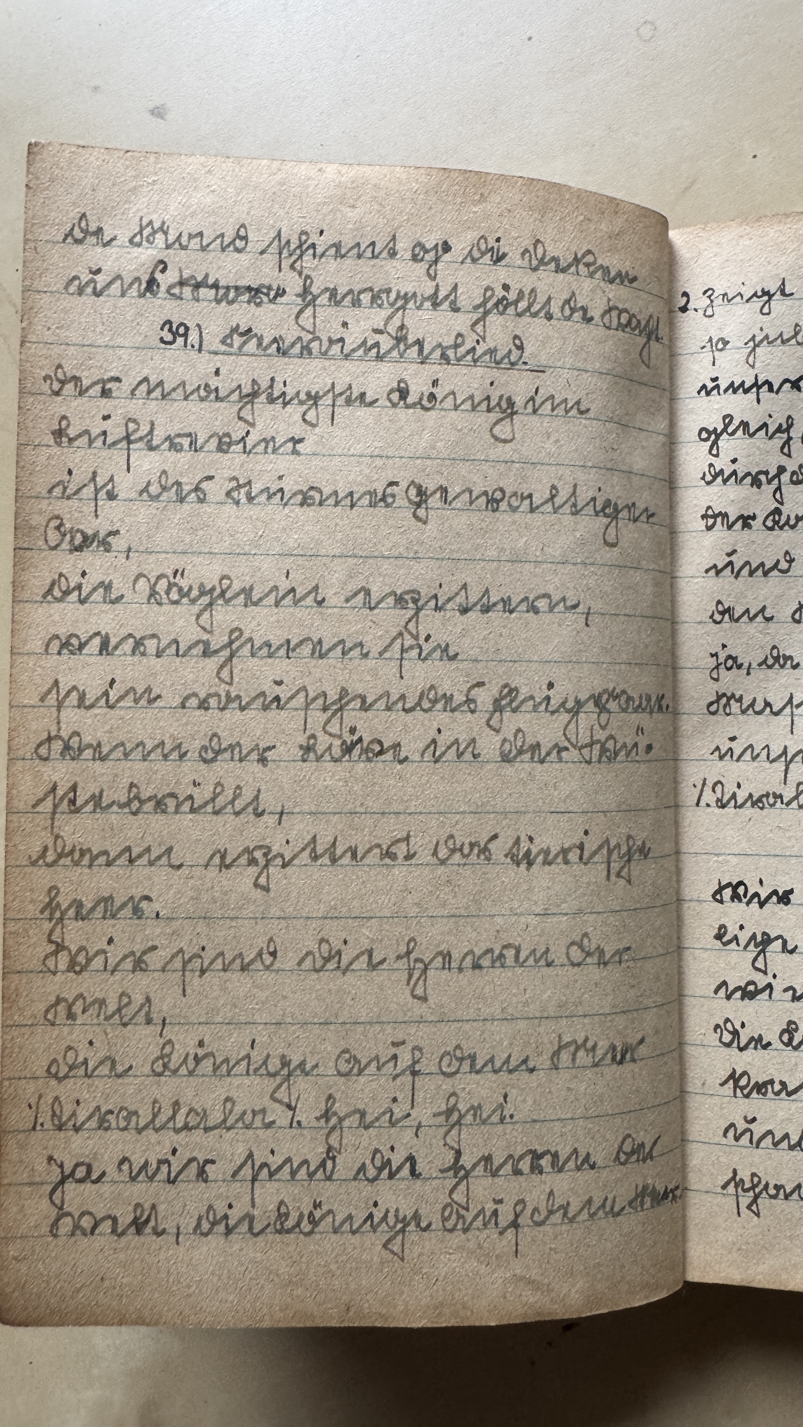 Original Liederbuch Seite 044