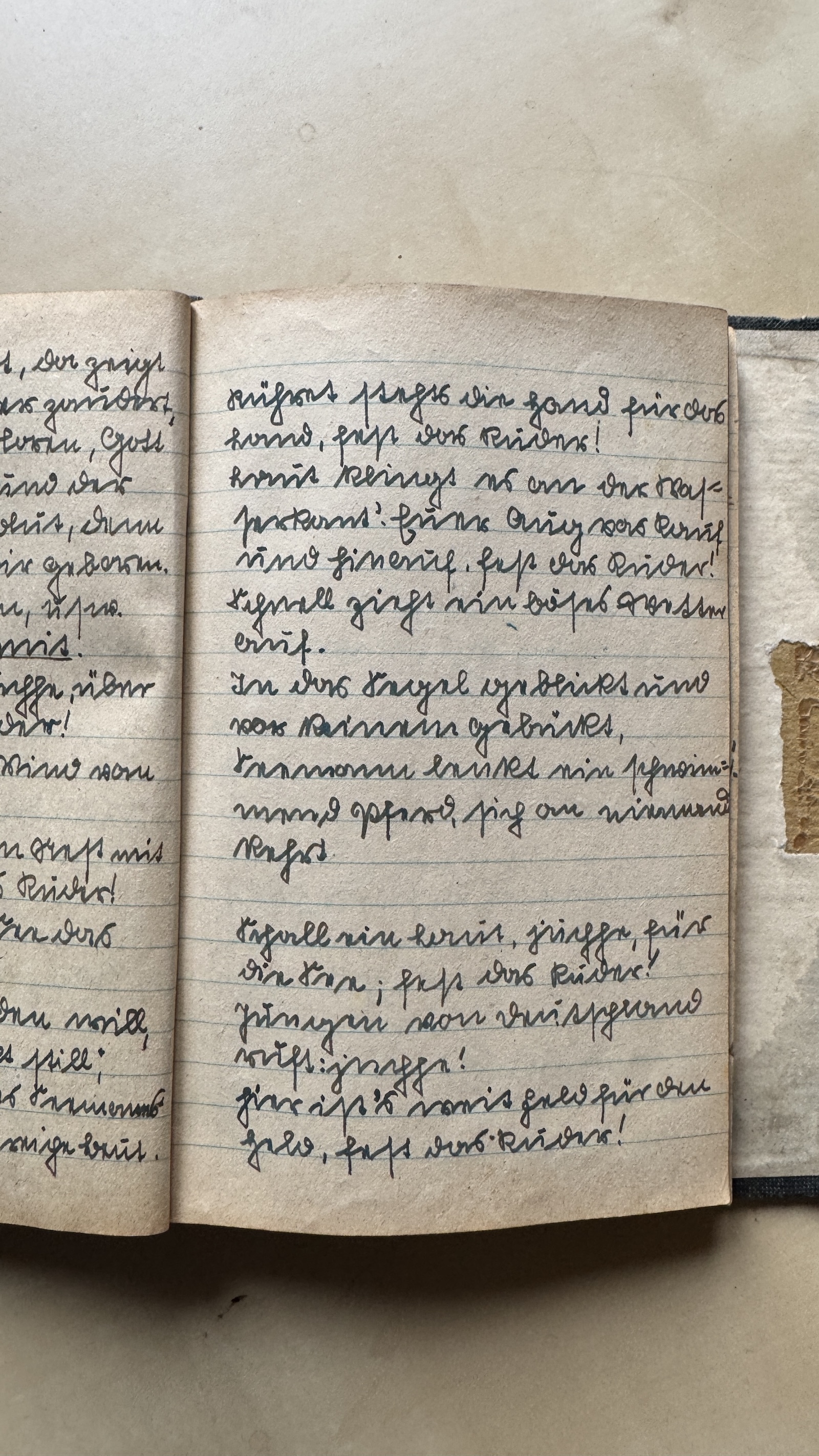 Original Liederbuch Seite 053