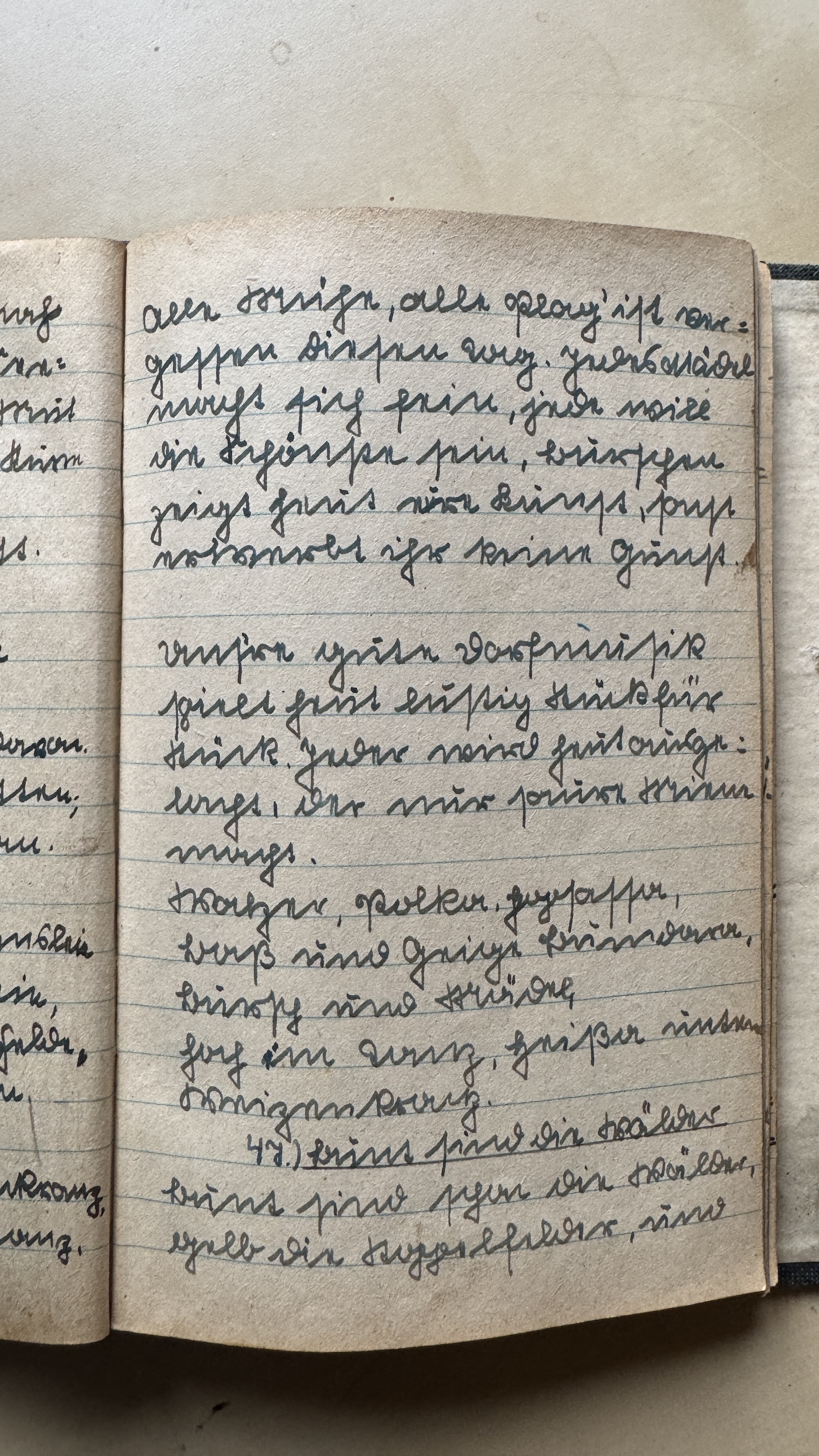 Original Liederbuch Seite 055