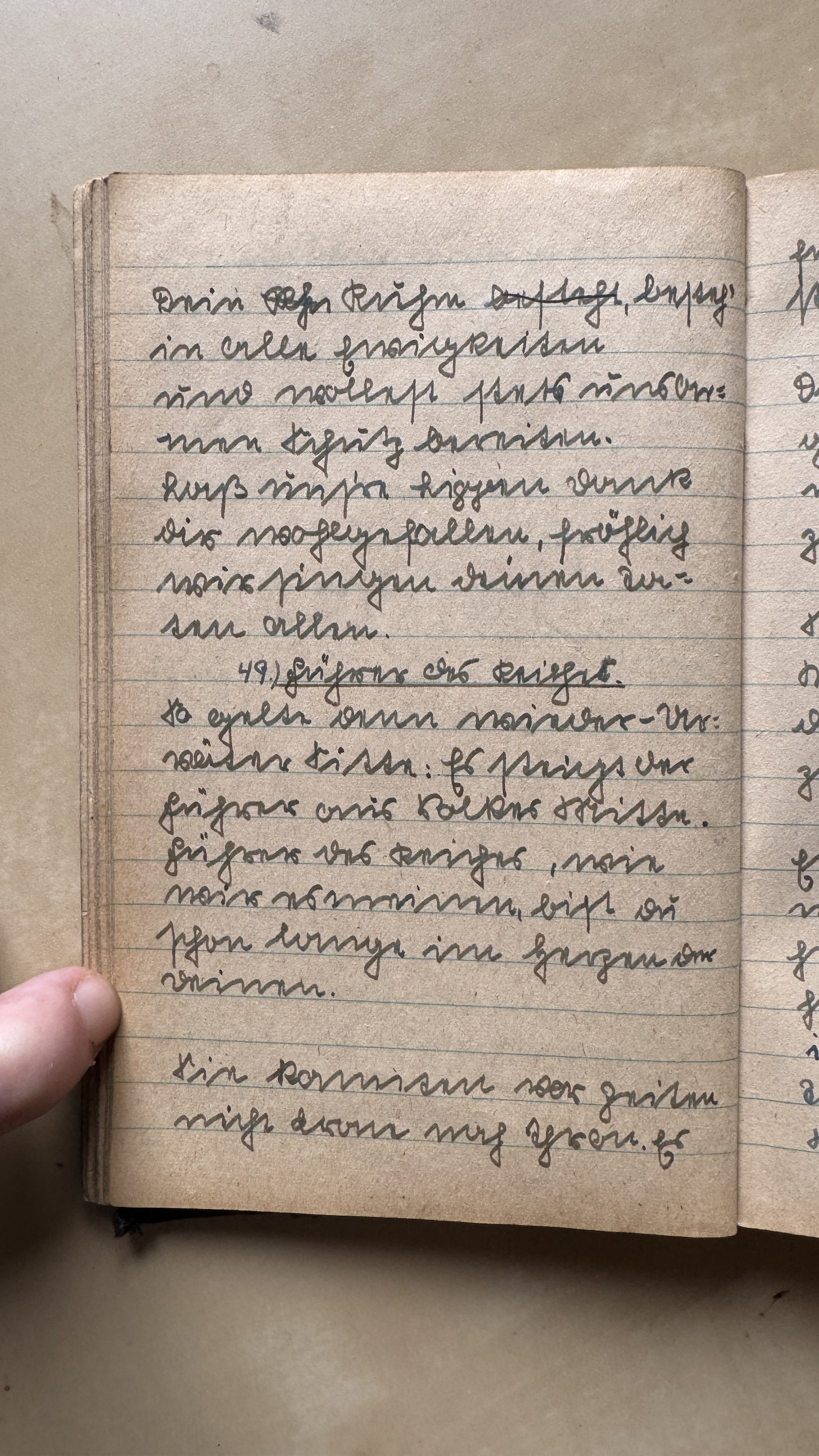 Original Liederbuch Seite 058