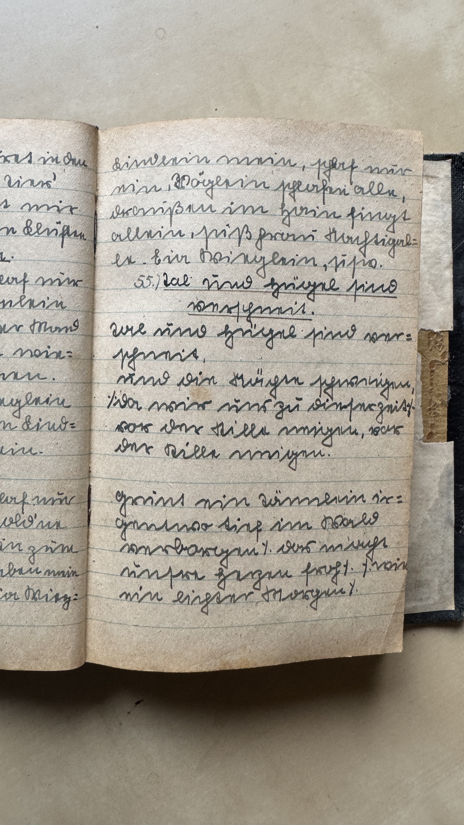 Original Liederbuch Seite 064