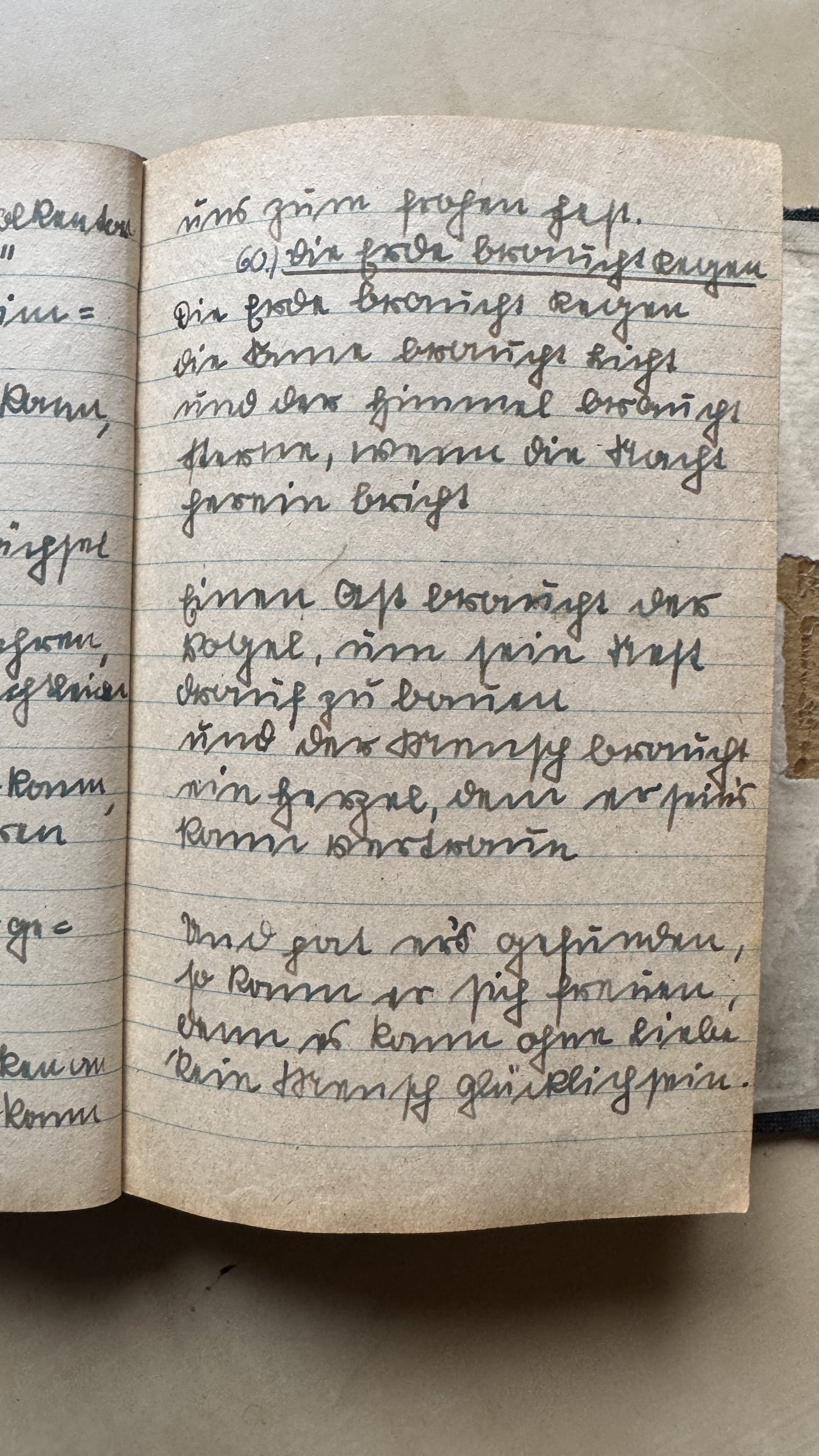 Original Liederbuch Seite 070