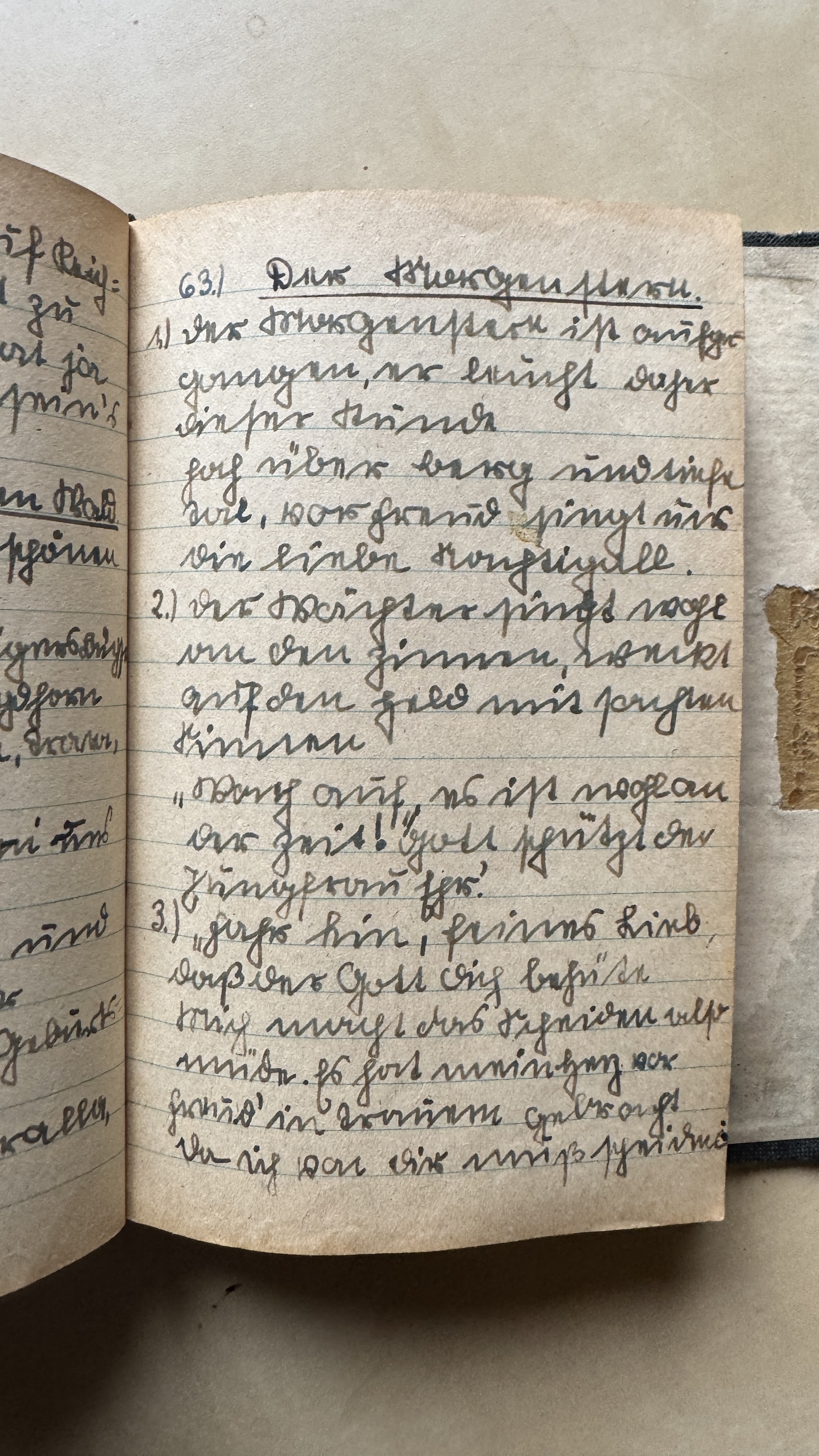 Original Liederbuch Seite 072