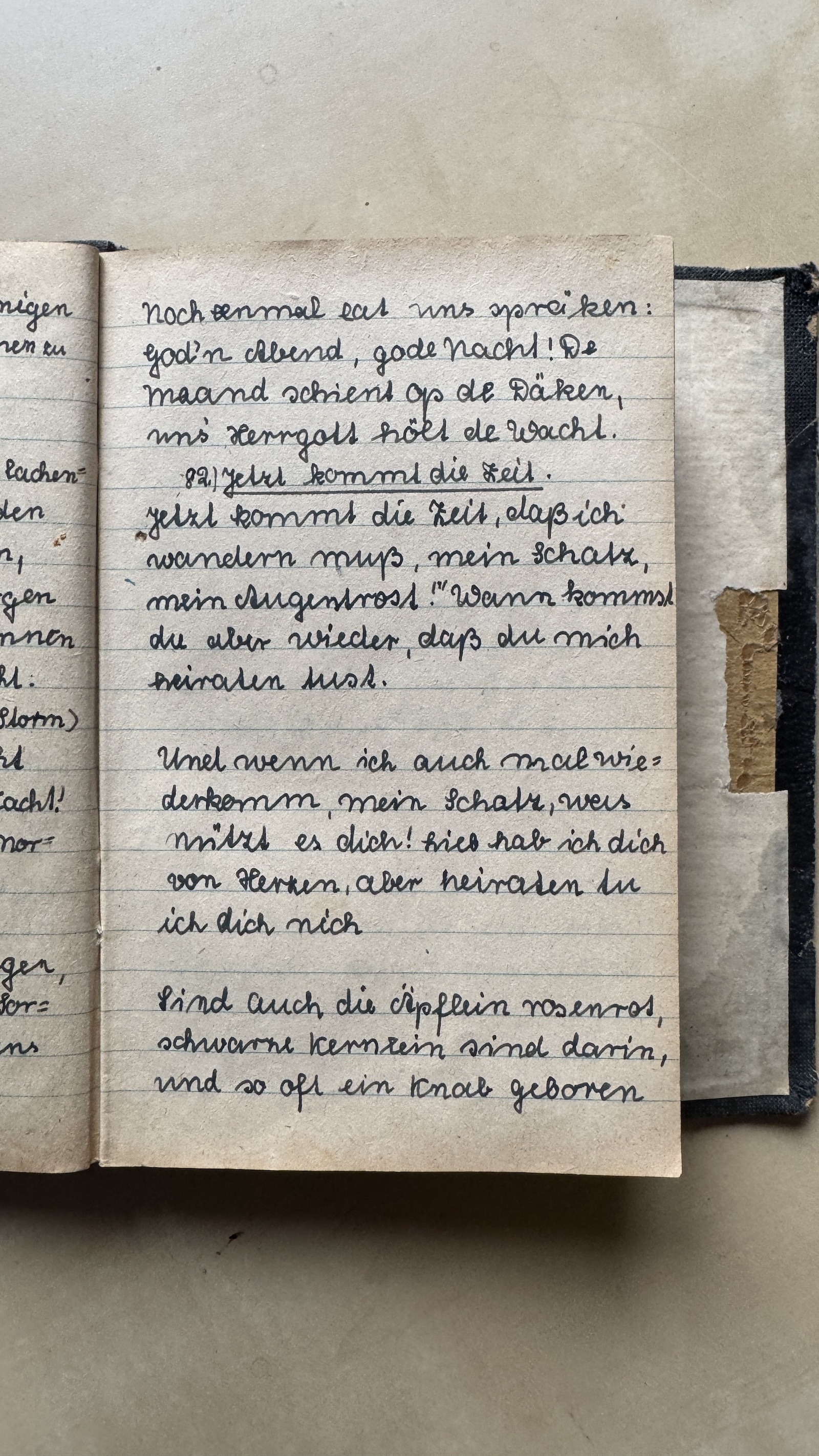 Original Liederbuch Seite 086