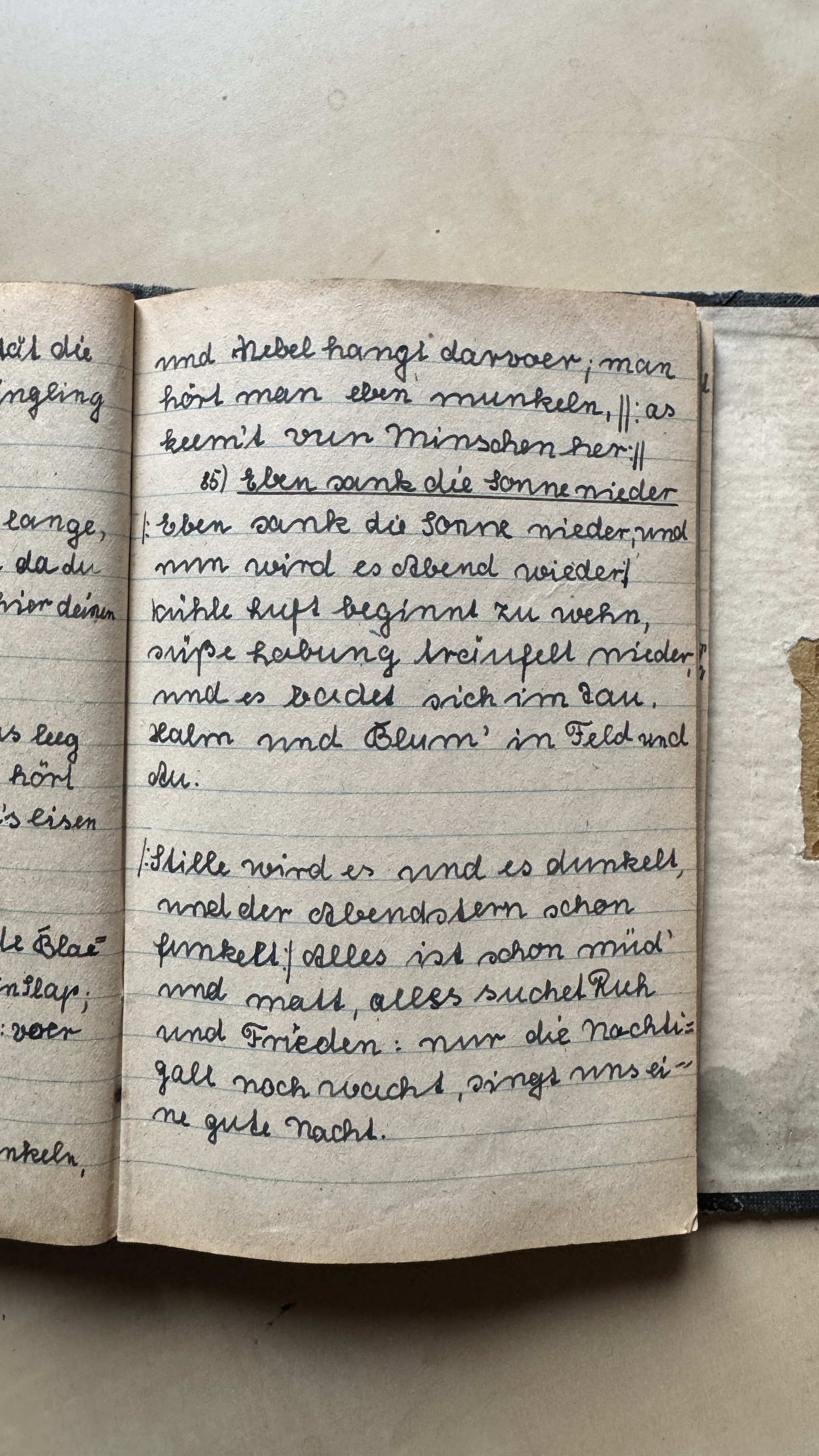 Original Liederbuch Seite 090