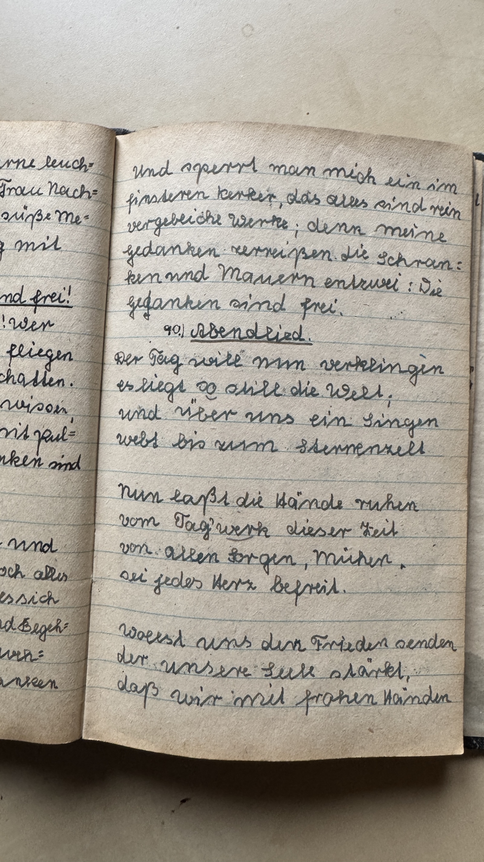 Original Liederbuch Seite 094