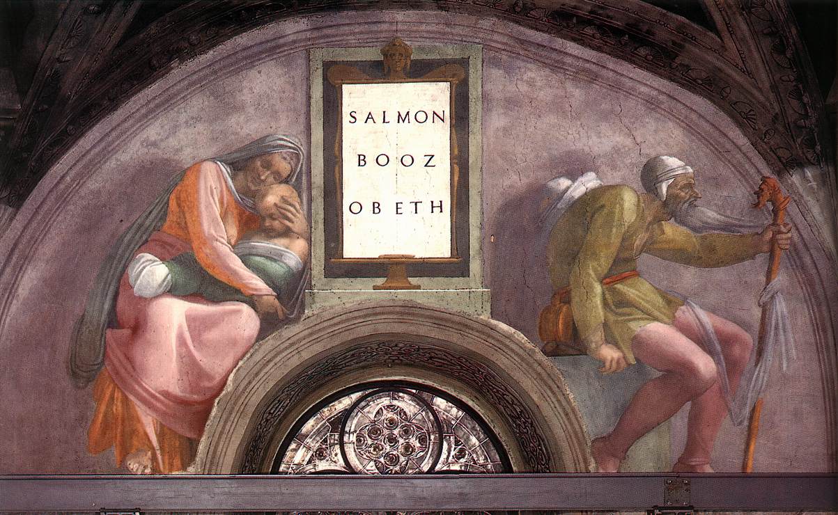 Lünette Salmon, Boas und Obed