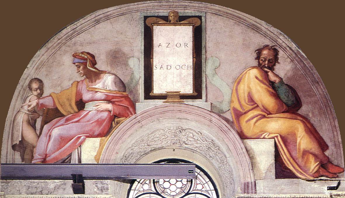 Lünette Azor und Zadok