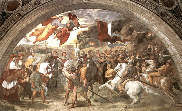 Begegnung Leos mit Attila