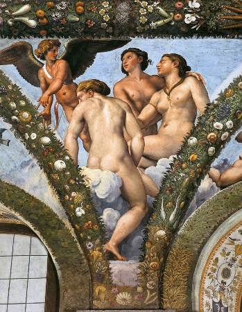Amor und die drei Grazien