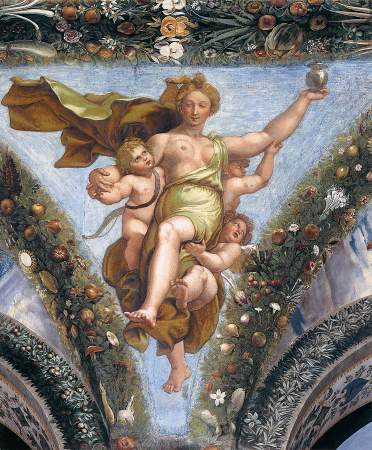 Psyche bringt Venus ein Gefäß