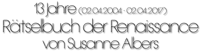 R&auml;tselbuch der Renaissance