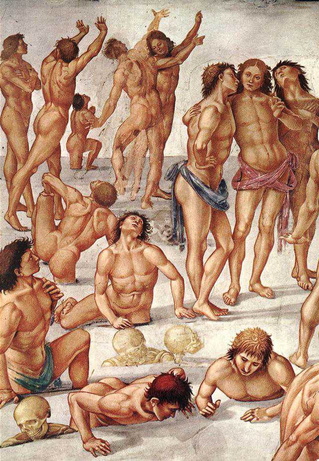 Detail aus Signorellis Fresken