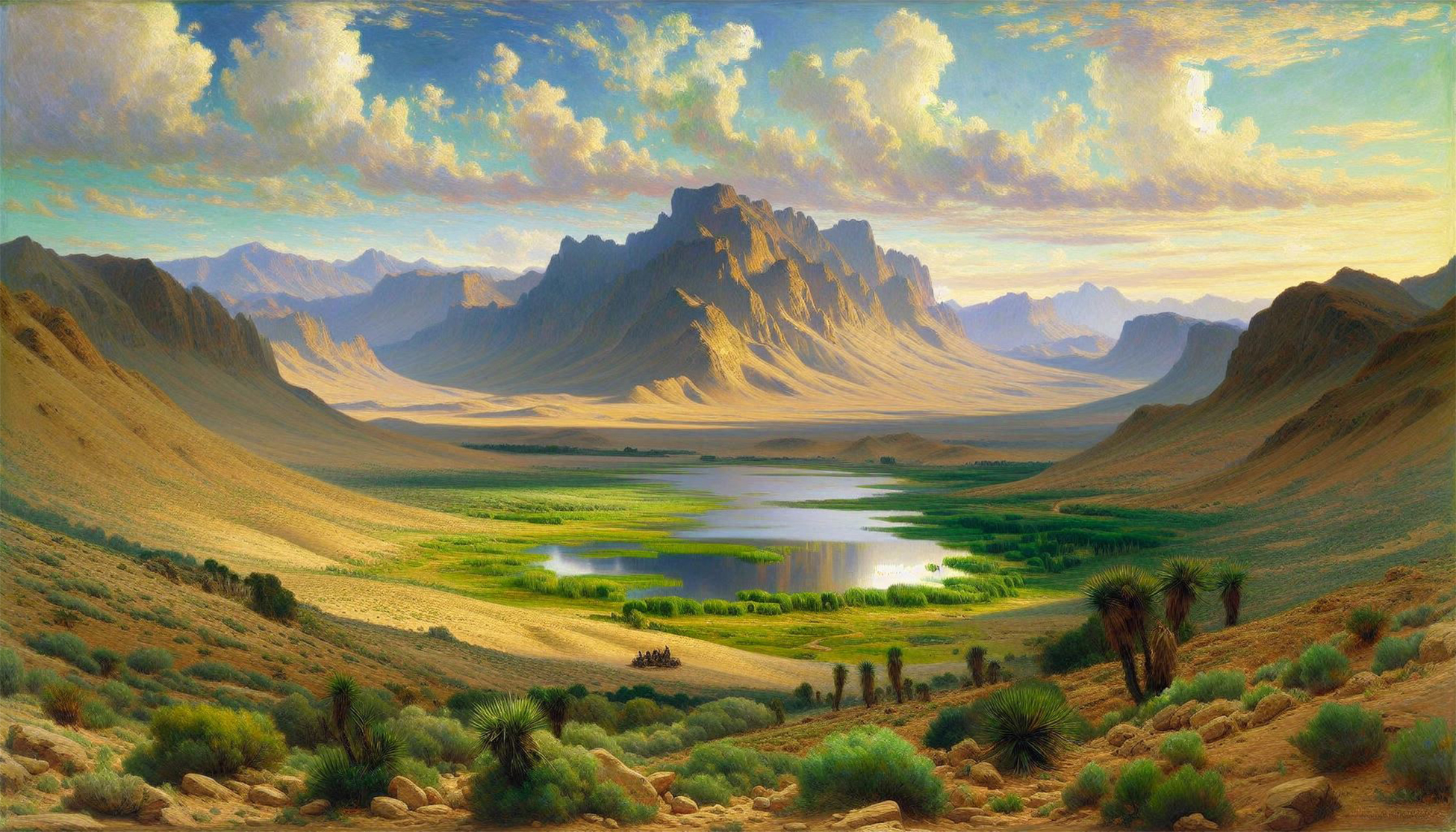 Altes Testament mystisch – Landschaftsbild