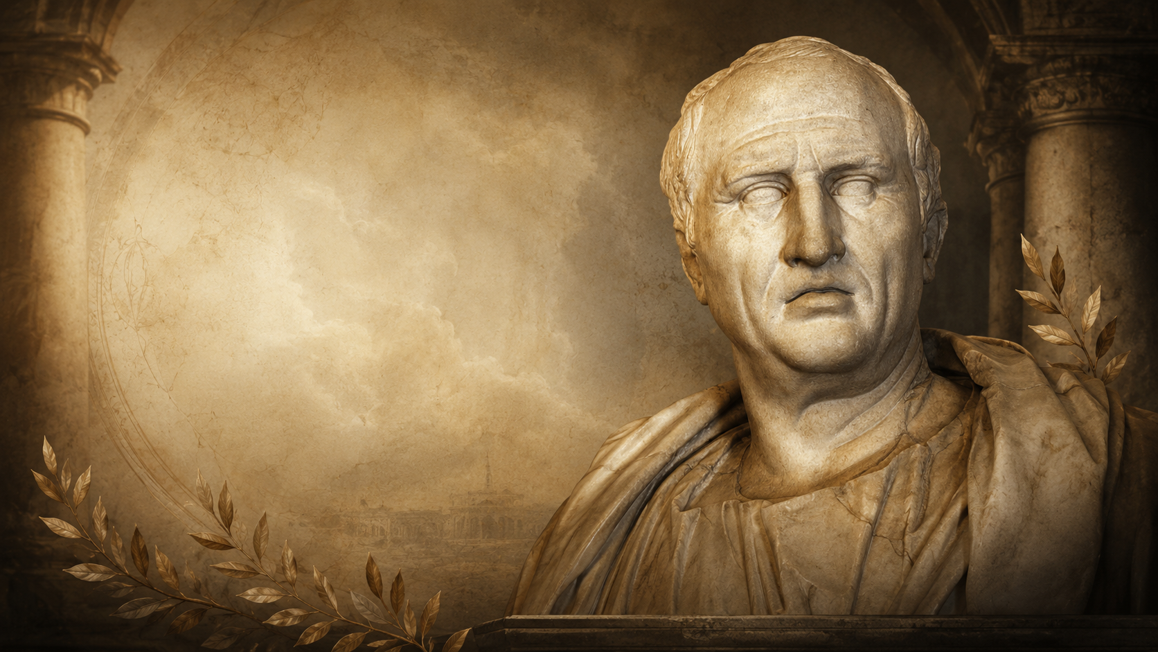 Künstlerische Darstellung von Marcus Tullius Cicero