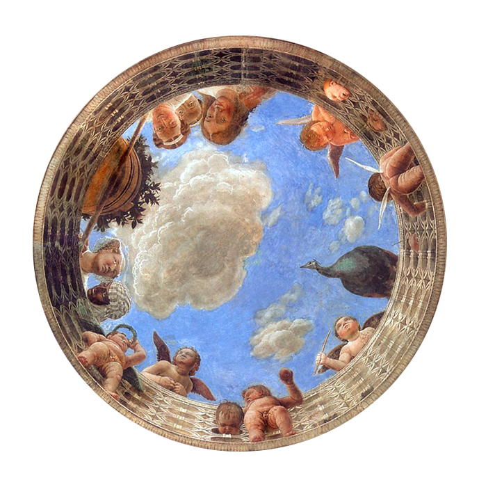 Deckenfresken und Gewölbeausmalung – Mantegnas illusionistischer Oculus