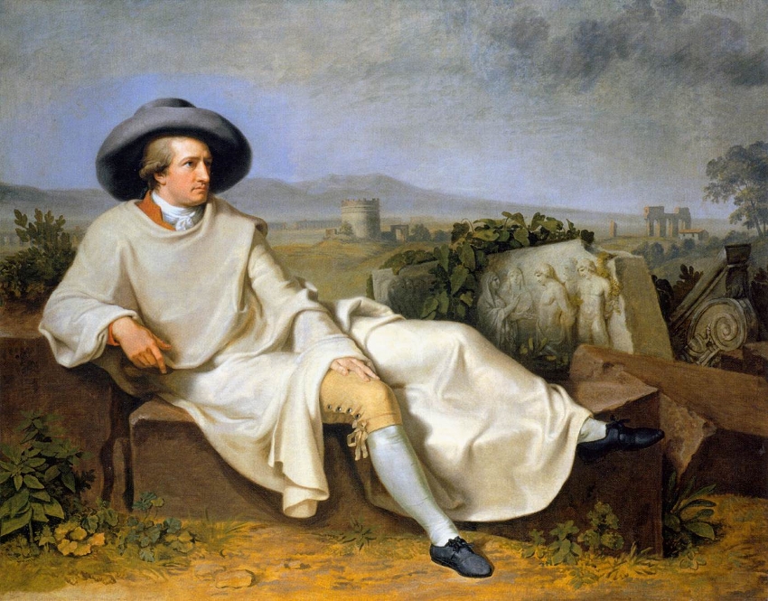 Johann Heinrich Wilhelm Tischbein: Goethe in der römischen Campagna