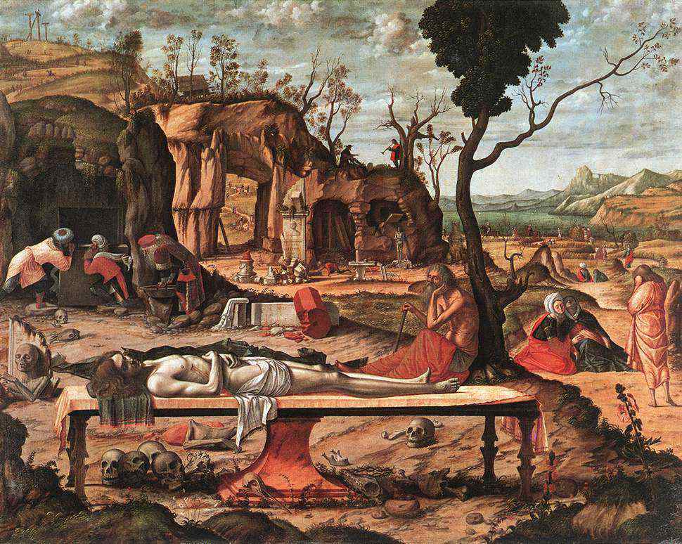 Vittore Carpaccio, Christusdarstellung in einer weiten Landschaft