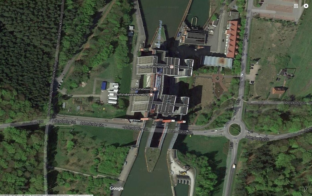 Schiffshebewerk Scharnebeck und Umgebung
