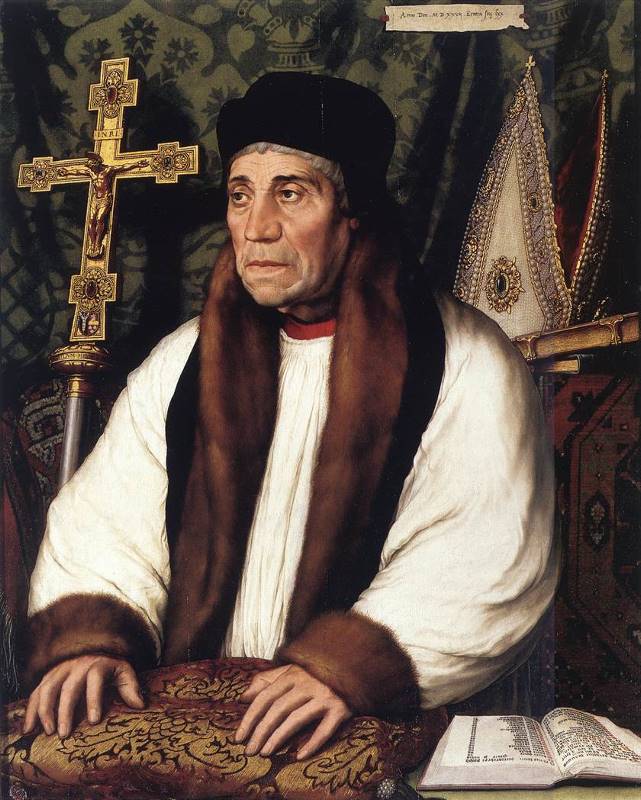 William Warham Erzbischof von Canterbury 1527