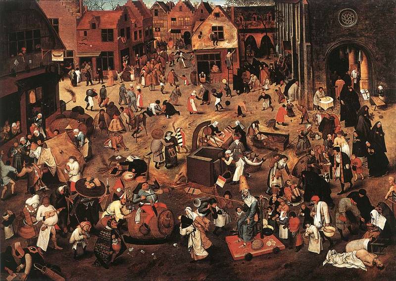 Der Kampf zwischen Karneval und Fasten 1559