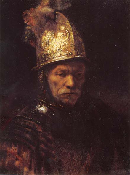 Mann mit Goldhelm 1650