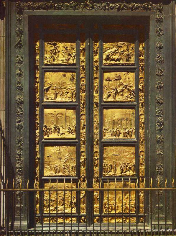 Ostportal des Baptisteriums in Florenz 1425 - 1452