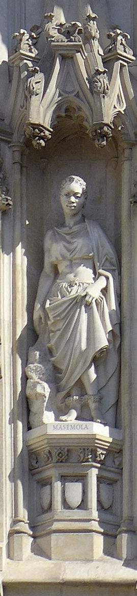 Statue von Manche Masemola an Westminster Abbey