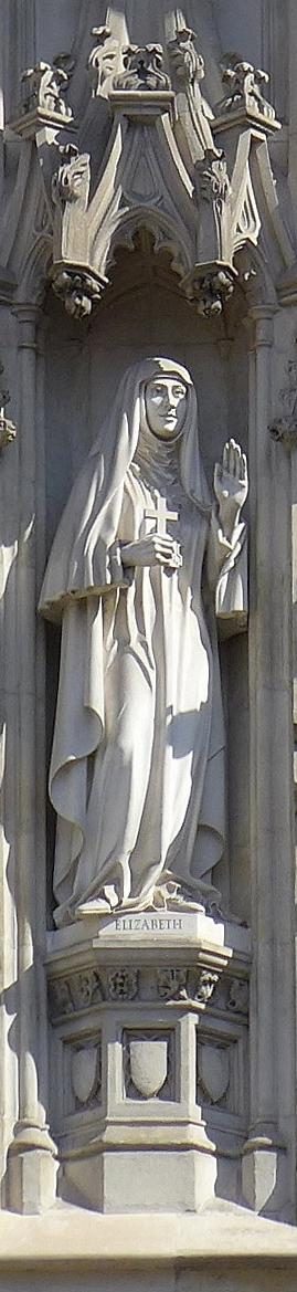 Statue von Großfürstin Elisabeth an Westminster Abbey