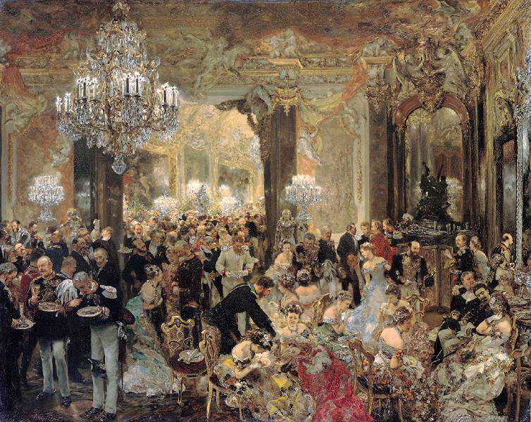 Das Ballsouper – Adolph Menzel