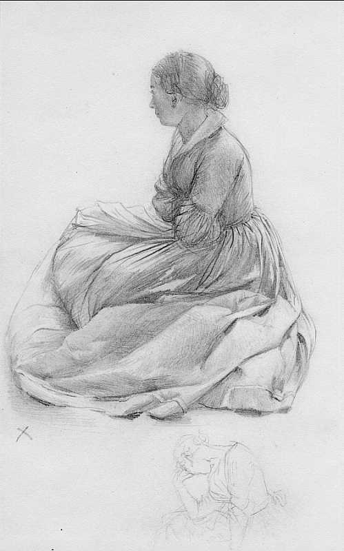 Skizze von Adolph Menzel, Blatt 1