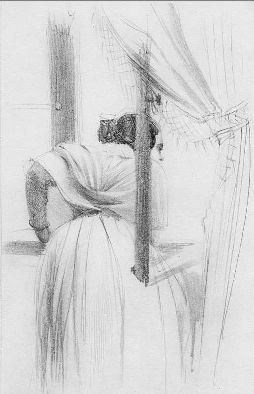 Skizze von Adolph Menzel, Blatt 2