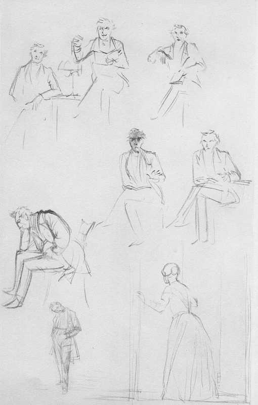 Skizze von Adolph Menzel, Blatt 15