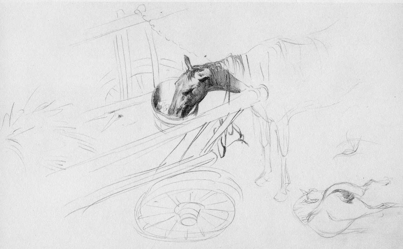 Skizze von Adolph Menzel, Blatt 19