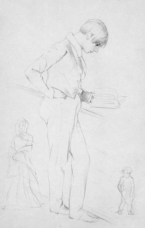 Skizze von Adolph Menzel, Blatt 21