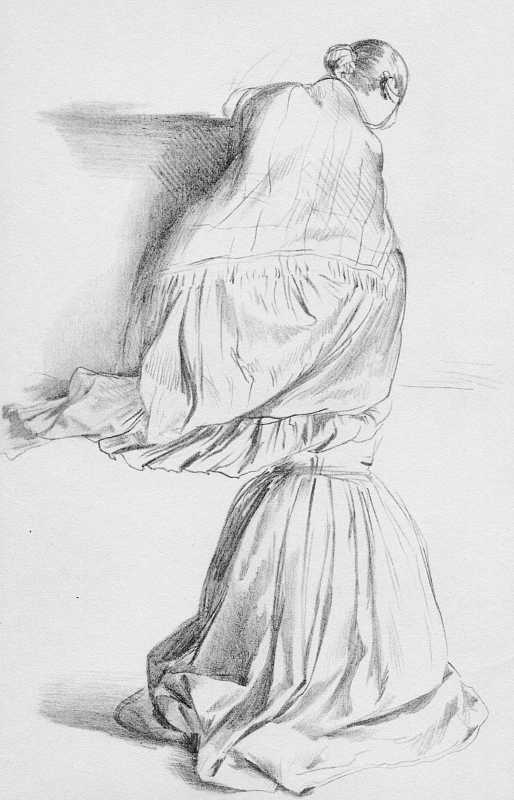 Skizze von Adolph Menzel, Blatt 25