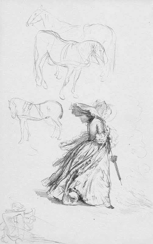 Skizze von Adolph Menzel, Blatt 27