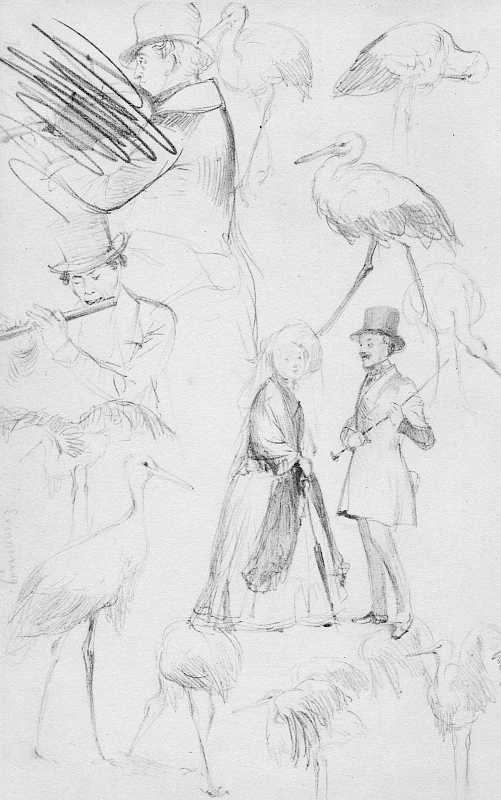 Skizze von Adolph Menzel, Blatt 28