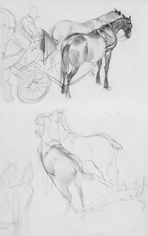 Skizze von Adolph Menzel, Blatt 30