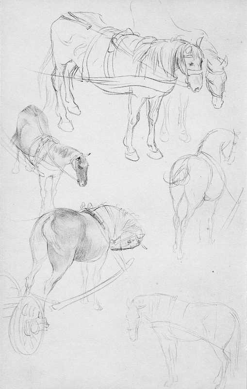 Skizze von Adolph Menzel, Blatt 31