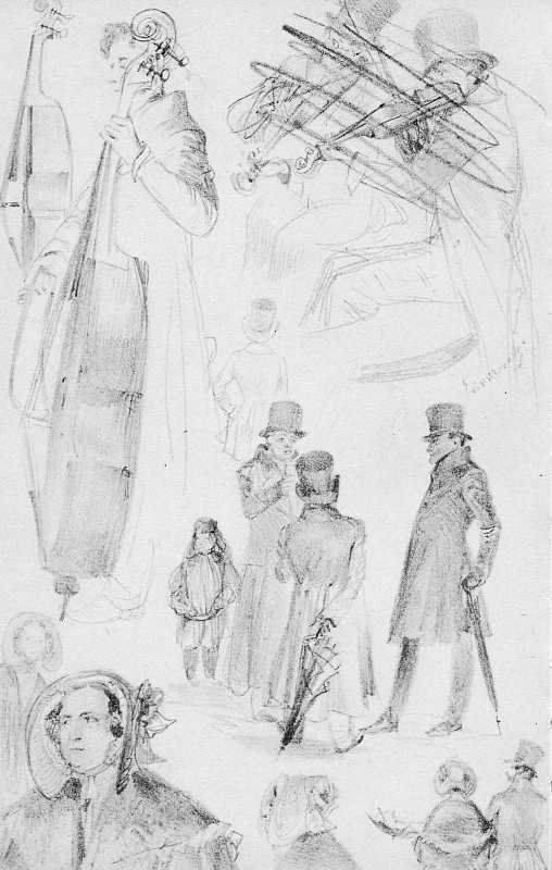 Skizze von Adolph Menzel, Blatt 33