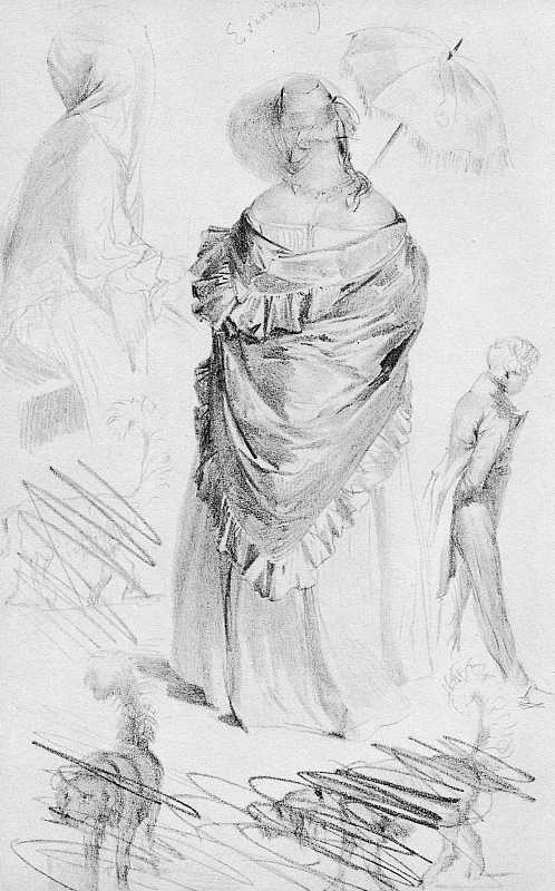 Skizze von Adolph Menzel, Blatt 35