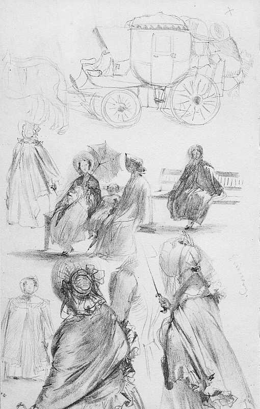 Skizze von Adolph Menzel, Blatt 38