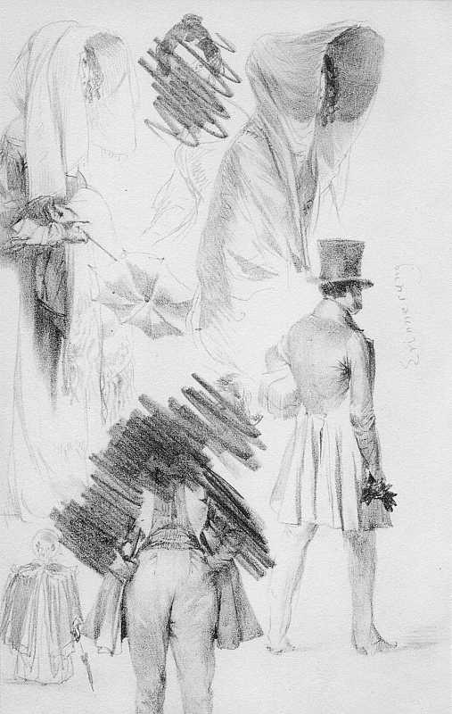 Skizze von Adolph Menzel, Blatt 39
