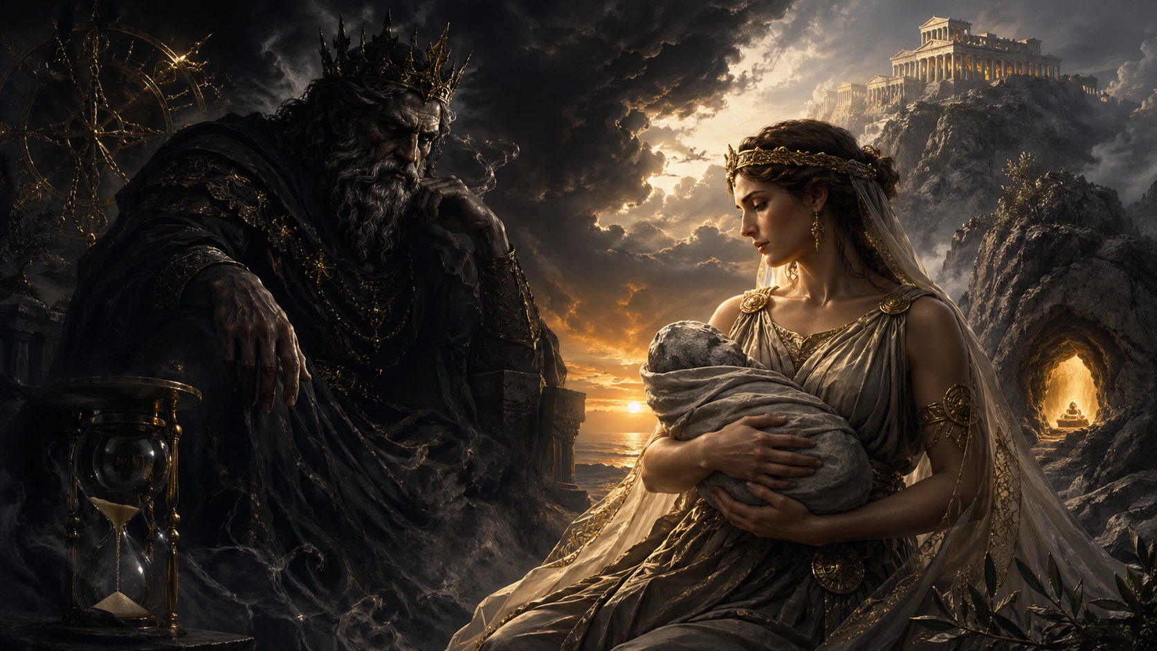 Kronos und Rhea