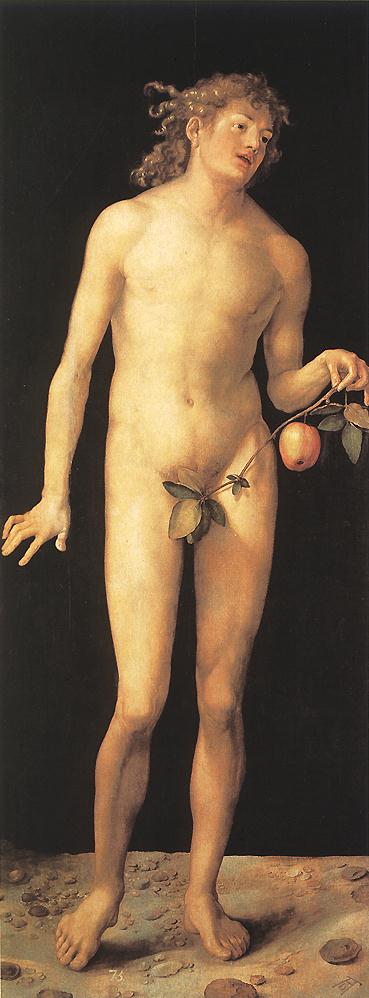 Adam mit Bauchnabel