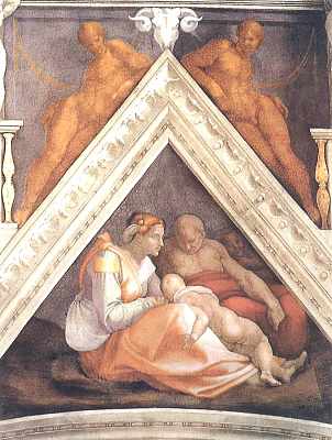 Die Vorfahren Christi Zerubbabel, Abiud, Eliakim 